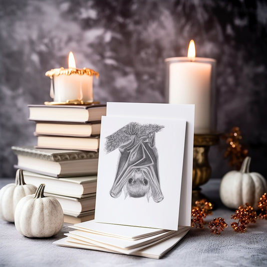 Creature of the Night | Bat | Notecard