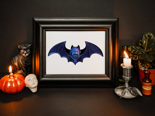 "BAT!" - Laszlo. | What We Do in the Shadows Art Print.