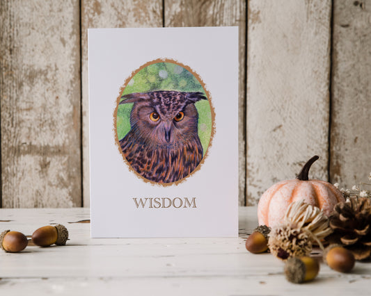 Wisdom the Owl Notecard